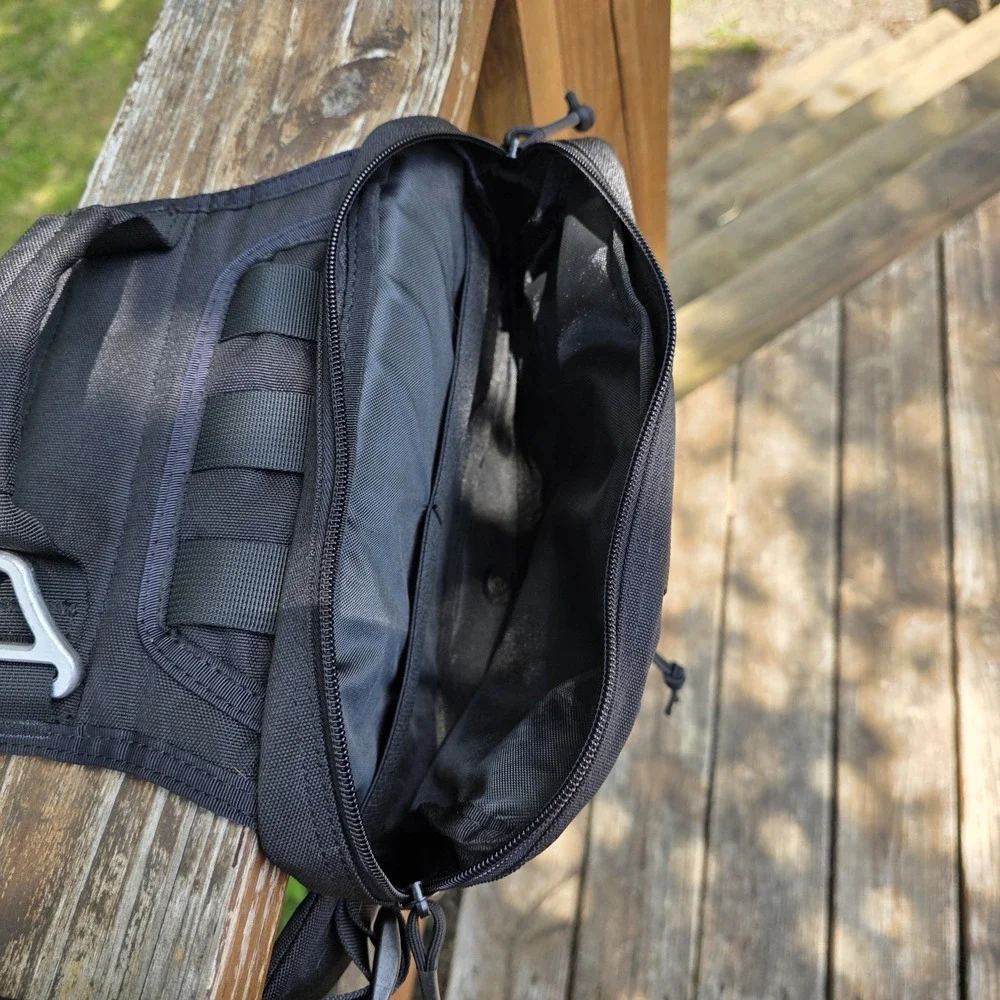 Spanker Tactical Dog Vest Black Harness Approx 11x11‎ Carrying Pockets